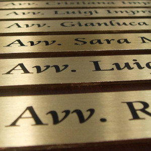 Targhe studi professionali